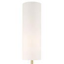 Modern Soft Gold Torchiere Floor Lamp