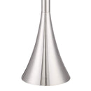 Modern Brushed Nickel Torchiere Floor Lamp