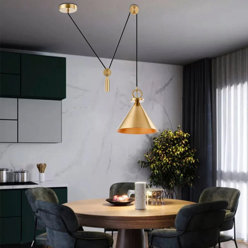 Luxeaura – Suspension en cuivre élégante