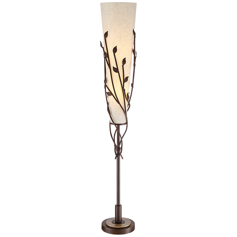 Organic Vine Bronze Uplight Floor Lamp