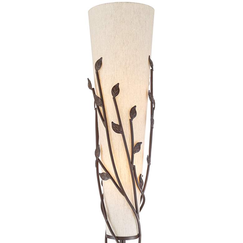 Organic Vine Bronze Uplight Floor Lamp