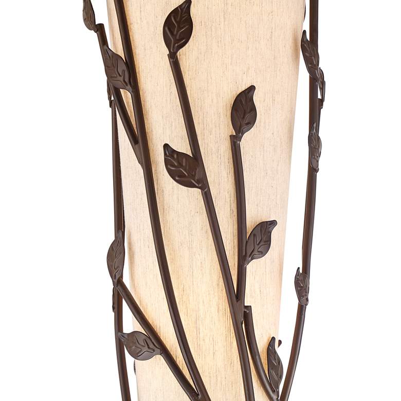 Organic Vine Bronze Uplight Floor Lamp