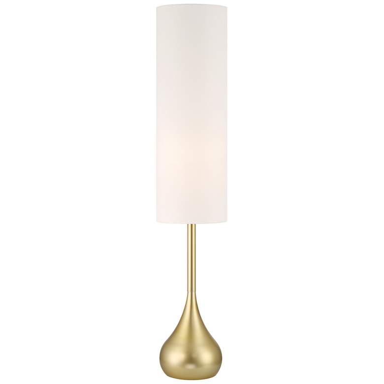Modern Soft Gold Torchiere Floor Lamp