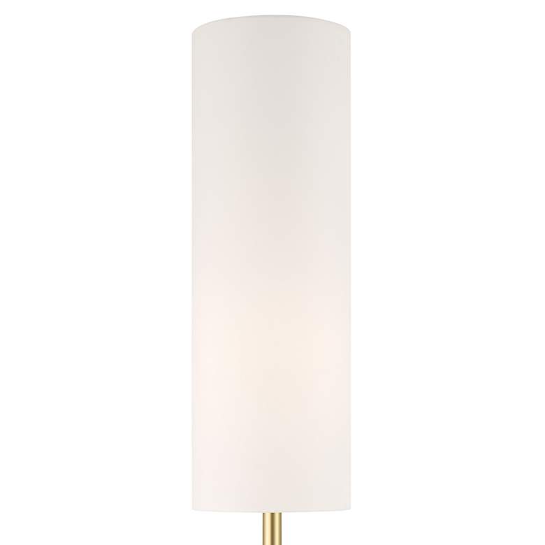 Modern Soft Gold Torchiere Floor Lamp